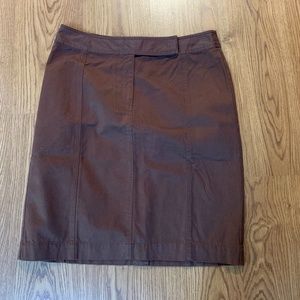 NWOT Orvis Size 14 Brown Short Skirt